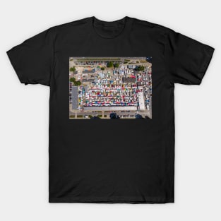 Local grocery market aerial view T-Shirt